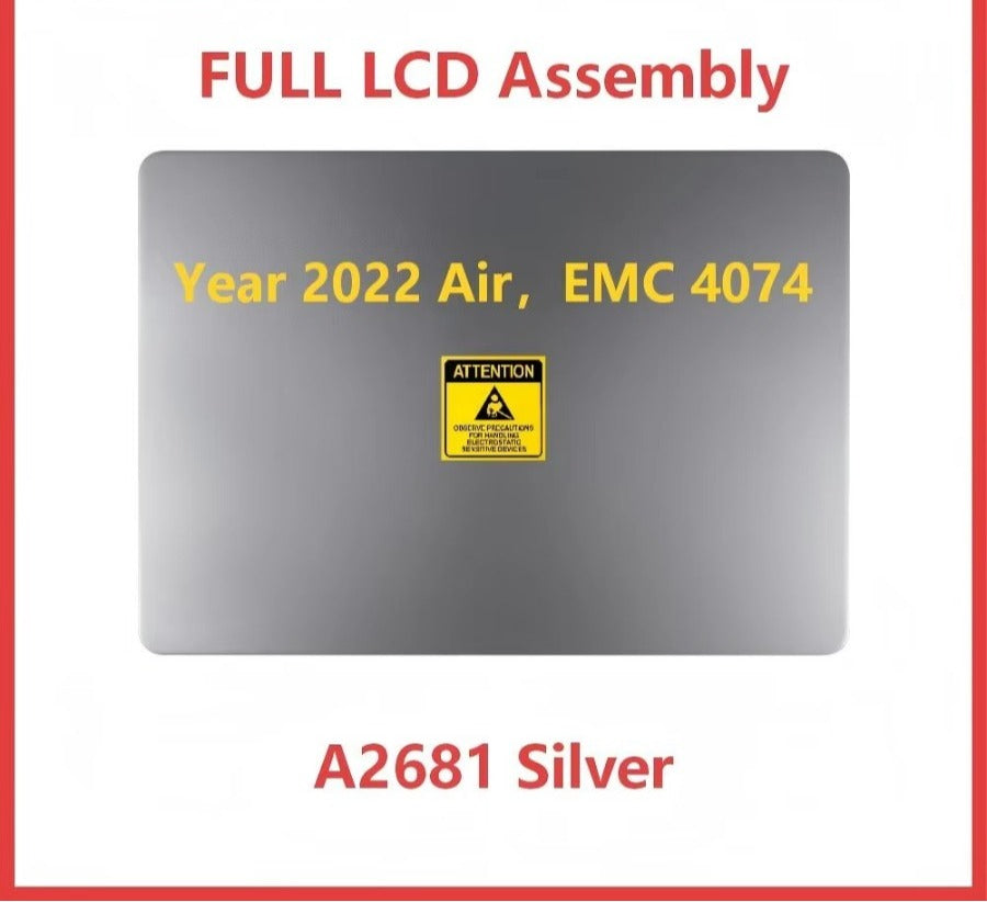 Brand 13.6inch New LCD Screen Assembly Replacement for MacBook Air A2681 A3113 M2 M3 2022-2024 Full LCD Display Assembly Macbook laptop repair parts