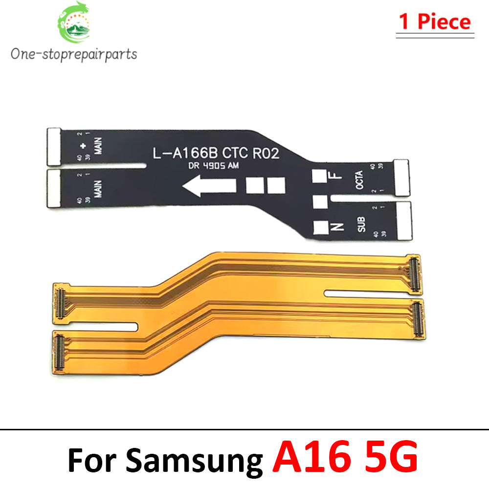 10Pcs, Main Board Motherboard Flex Cable For Samsung A22 A32 A52 A72 A33 A53 A73 A24 A34 A54 A15 A25 A35 A55 A16 A36 A56 4G 5G Samsung phone repair parts