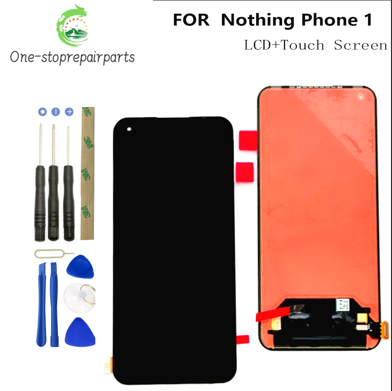6.55“ Original New OLED For Nothing Phone 1 LCD Display Touch Screen Digitizer Assembly For Nothing Phone One A063 Display Other Brand Phone repair parts