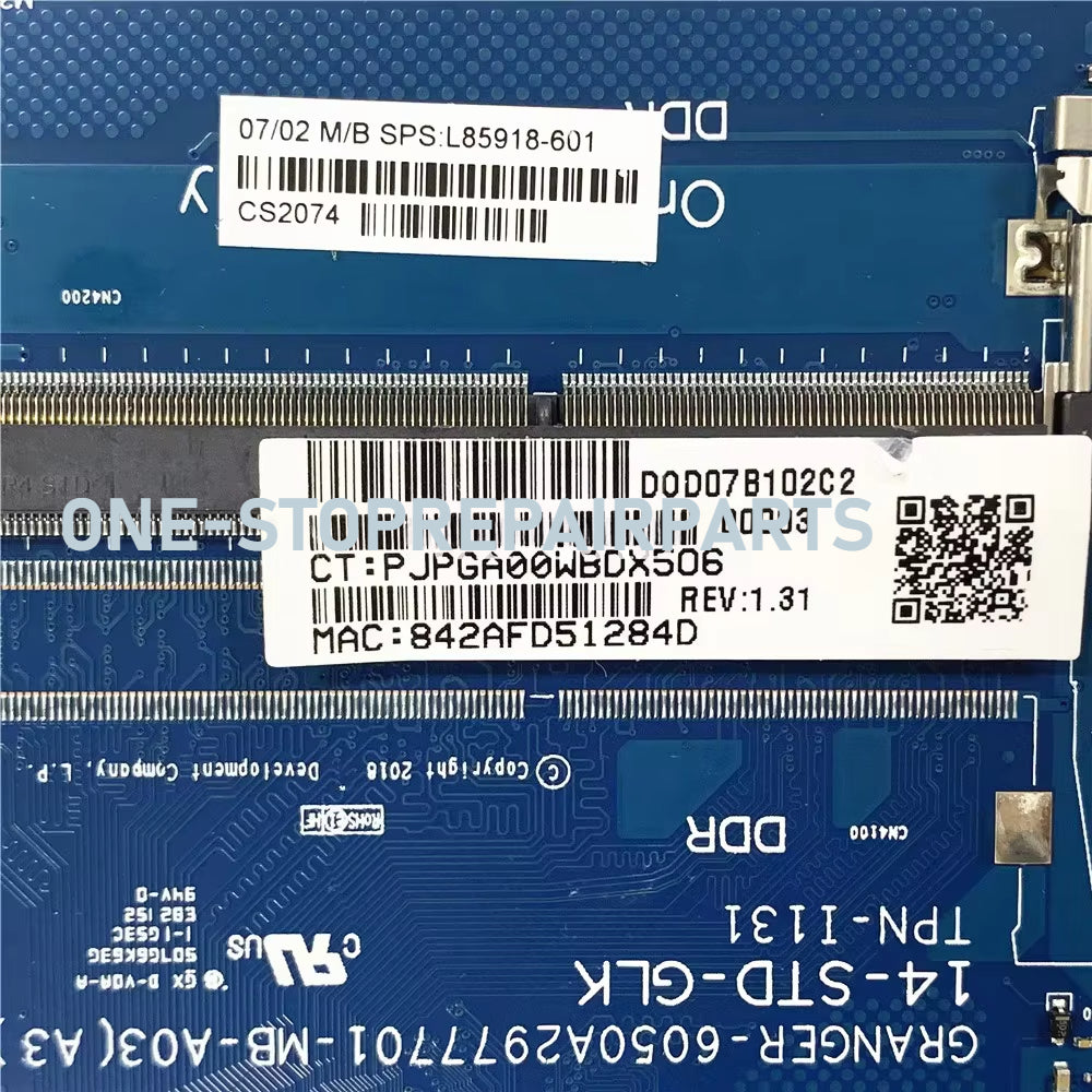 For HP 14-DF 14-CK 240 G7 Laptop Motherboard L23234-601 L85918-601 L85918-001 6050A2977701-MB-A03 100% Tested HP laptop repair parts
