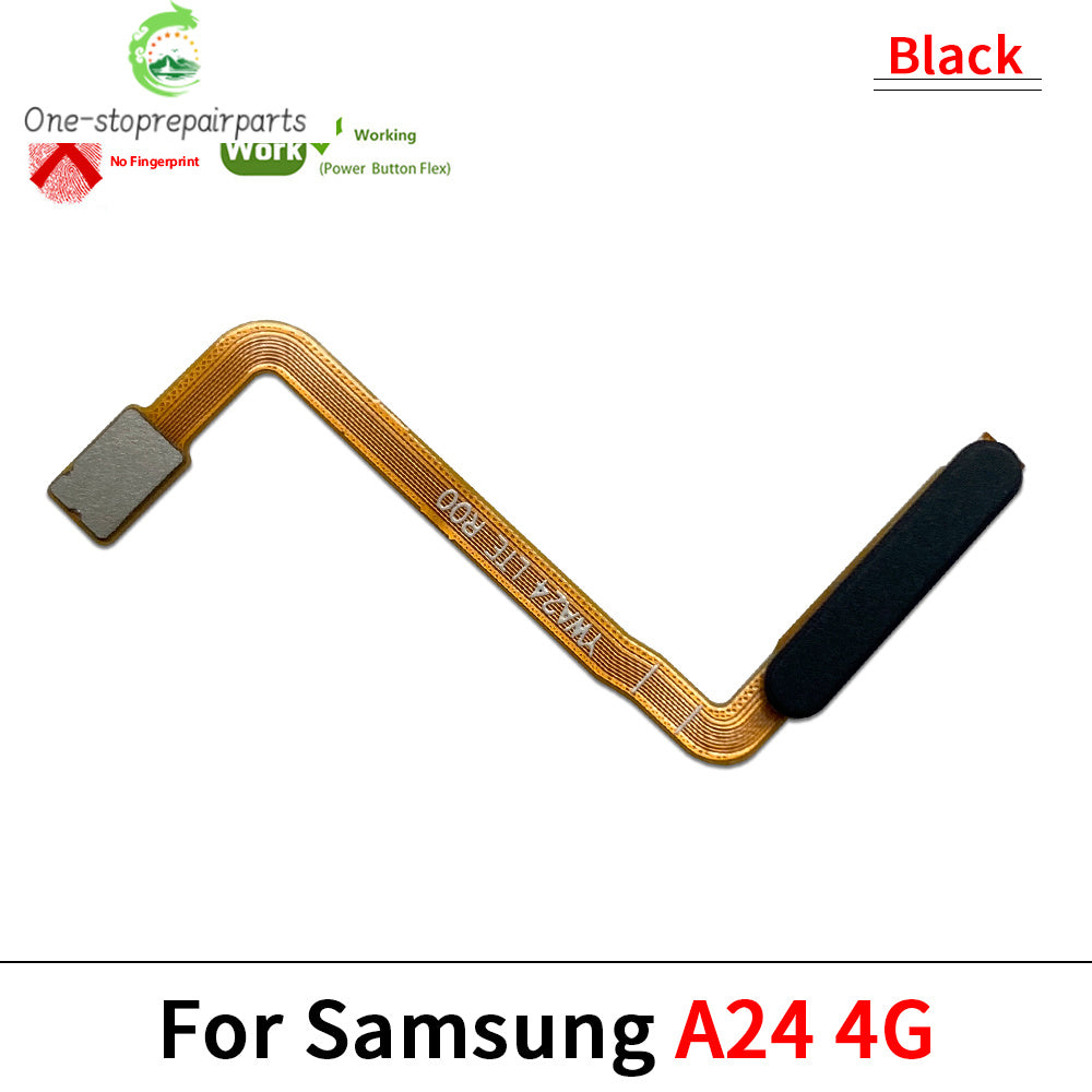 New Fingerprint Sensor Home Return Key Menu Button Flex Cable For Samsung A04s A13 A14 A24 A34 A54 4G 5G Samsung phone repair parts