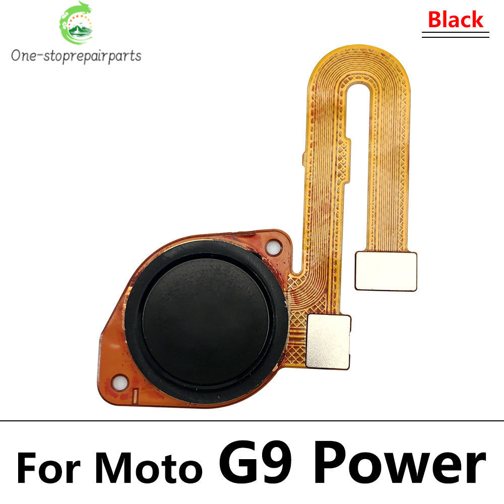 10Pcs/Lot, New For Motorola Moto G9 Plus Power Home Button FingerPrint Touch ID Sensor Flex Cable Ribbon Replacement Parts Motorola phone repair parts