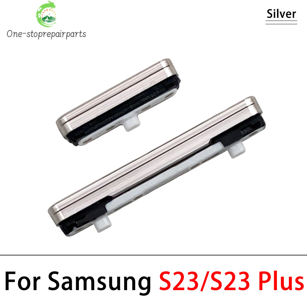For Samsung S22 S23 Plus Ultra 5G Power Button + Volume Side Button Key Replacement Parts Samsung phone repair parts