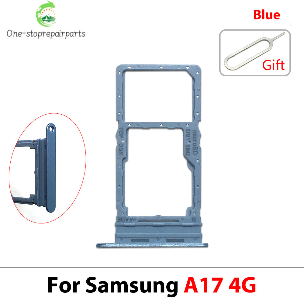 New For Samsung A07 A17 4G 5G Dual SIM Card Tray Slot Holder Adapter Accessories Samsung phone repair parts