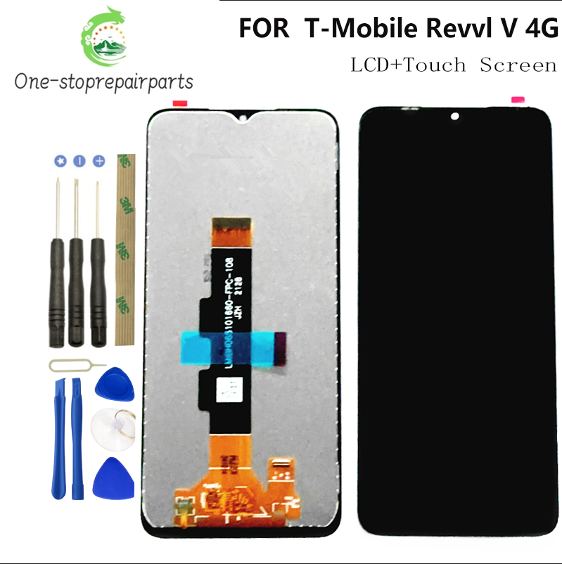 Original For T-Mobile REVVL V 4G LCD Display Screen Touch Panel Digitizer For T-Mobile REVVL V 4G Display Replacement Other Brand Phone repair parts