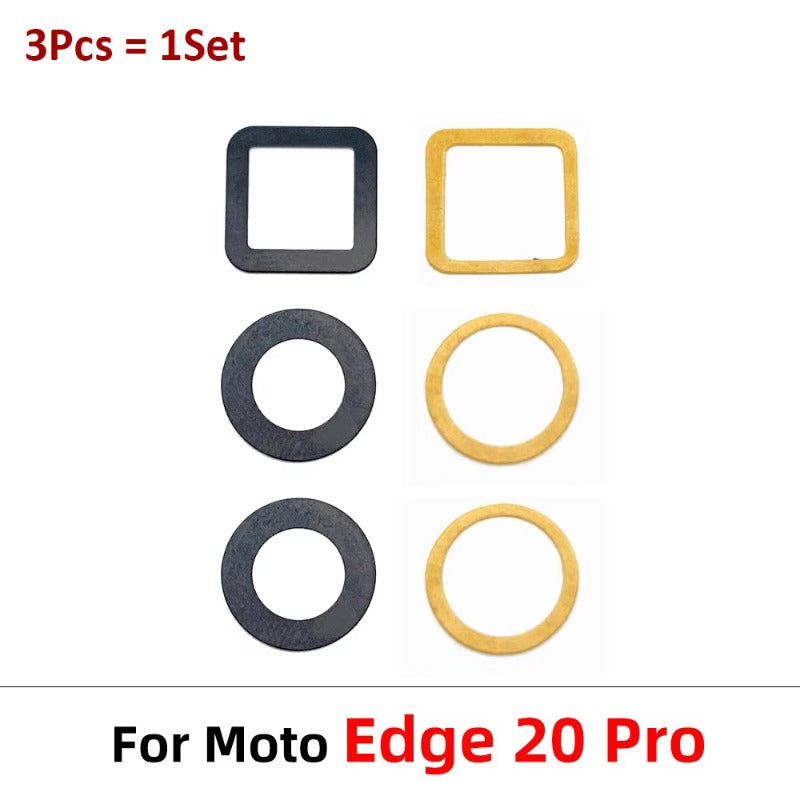 New Camera Glass Lens Back Rear Camera Glass Lens with Ahesive Sticker For Motorola Moto Edge 20 30 40 Pro Lite Neo Fusion Motorola phone repair parts