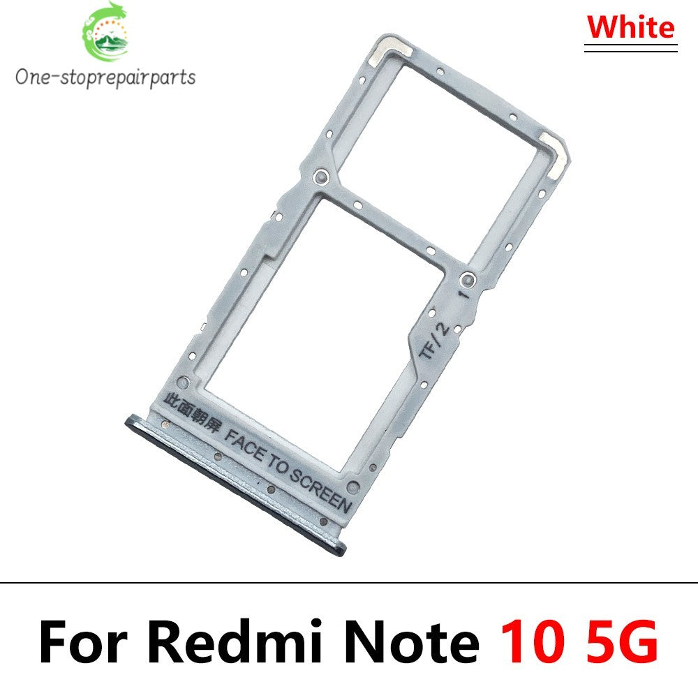 New SiM Card Tray For Xiaomi Redmi Note 10 10s Pro 5G SIM Card Slot SD Card Holder Adapter Replacement Parts  Xiaomi  Xiao mi phone repair parts
