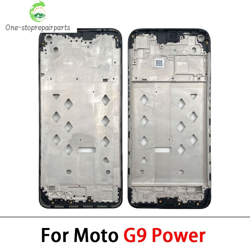 New Front Housing LCD Display Bezel Middle Frame For Motorola Moto G8 G9 Play Plus Power Lite Motorola phone repair parts