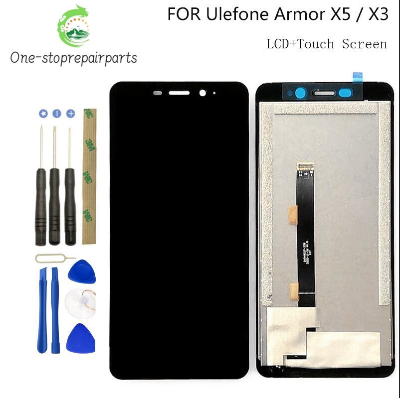 5.5" For Original Ulefone Armor X5 / X3 X9 X10 X11 LCD Display Touch Screen Digitizer Assembly Replacement Armor X5 PRO Display Other Brand Phone repair parts