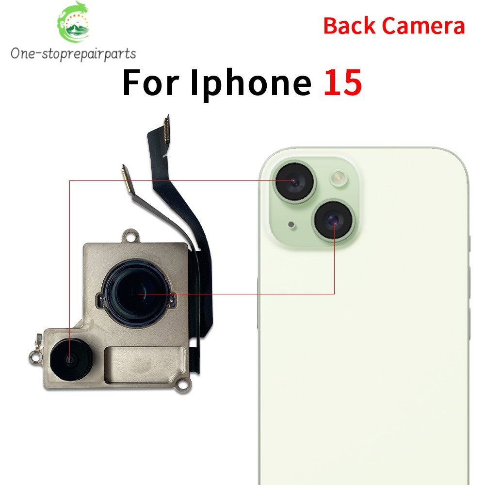 New For iPhone 11 12 13 14 15 Pro 11Pro 12Pro 13Pro 14Pro 15Pro Max Mini Plus Rear Big Back Camera Flex Cable Main Camera Module iPhone phone repair parts