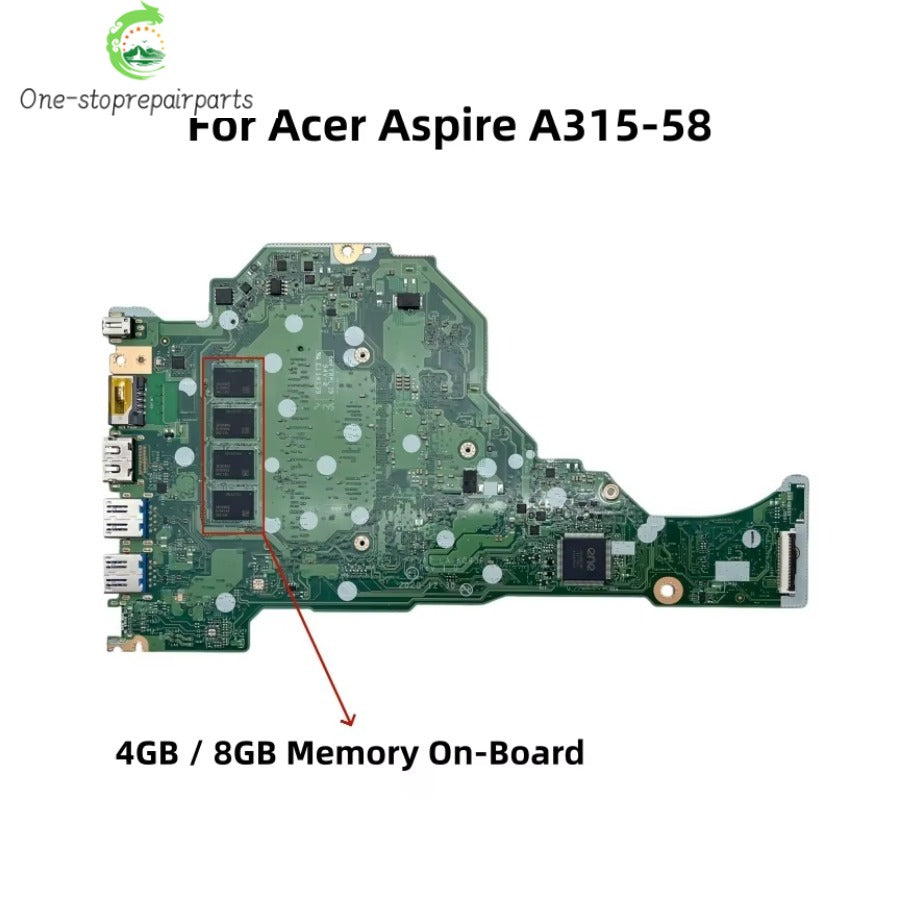 FH5AT LA-K093P For Acer Aspire A315-58 Laptop Motherboard With i3-1115G4 i5-1135G4 i7-1165G7 CPU 4G/8G-RAM NBADD11004 NBADD11007 Acer laptop repair parts