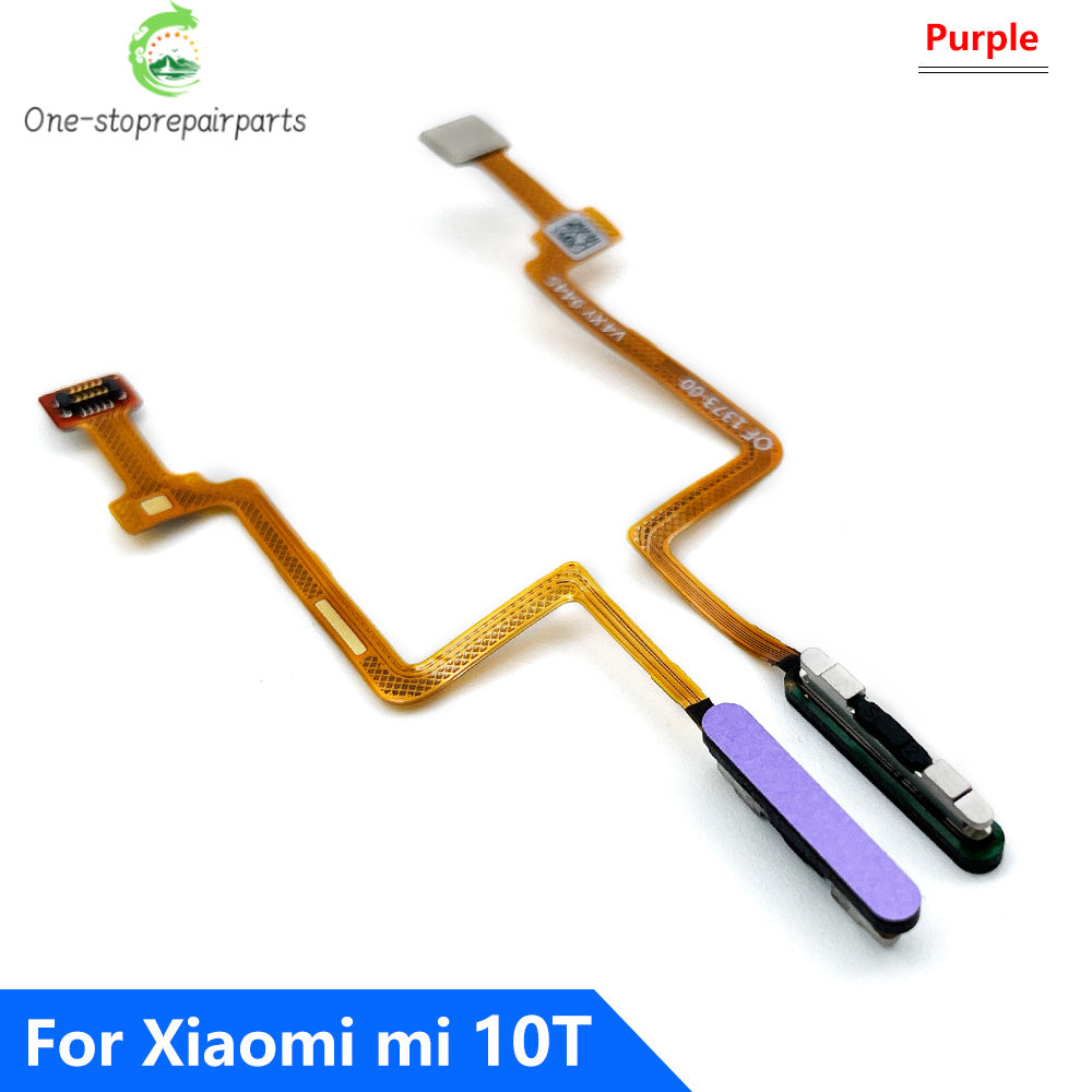 New For Xiaomi Mi 10T Mi10T Pro M2007J3SY Fingerprint Sensor Home Return Key Menu Button Flex Ribbon Cable  Xiaomi  Xiao mi phone repair parts