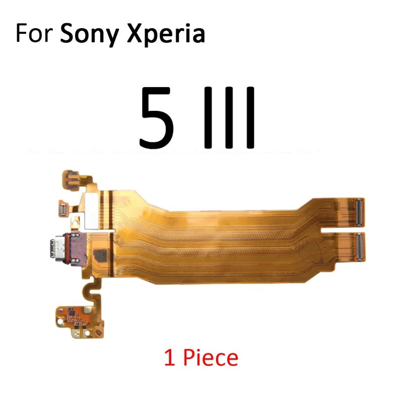Fast Charger USB Dock Charging Dock Port Board With Mic Microphone Flex Cable For Sony Xperia 1 5 II III IV VI V Sony phone repair parts