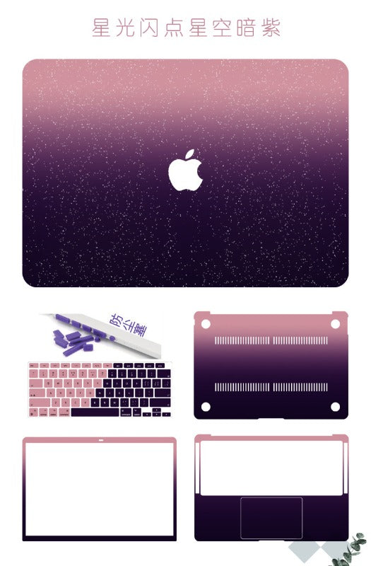 Frosted gradual change color protective case for MacBook Air Pro 11 "12" 13 "14" 15 "16" Neo A3404 A3426 A3427 A3428 A3429 A3449 A3448 A3434 A3403 A3186 A3402 A3401 A3112 A3185 A3114 A3241 A3113 A3240 Laptop accessories