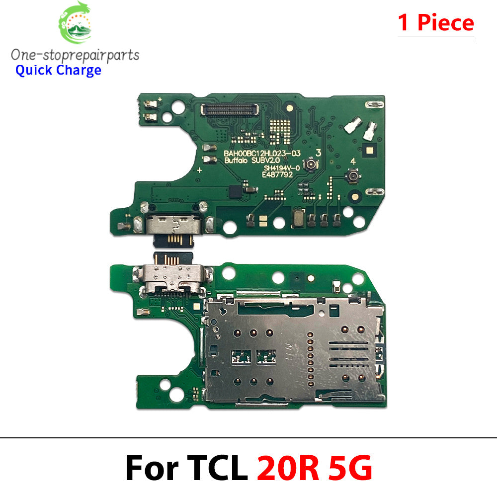 USB Charger Charging Dock Port Connector Flex Cable For TCL 10 10L 20 20L 20R 20Y 30 40 Se Pro XE Plus 5G 405 408 T610K T671H  TCL phone repair parts