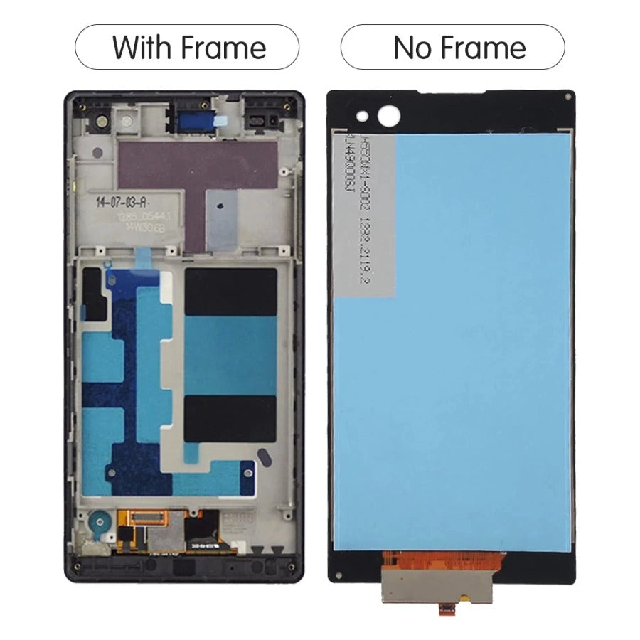 5.5" Original For Sony Xperia C3 D2533 D2502 LCD Display Screen With Touch Sensor Digitizer Assembly For Sony C3 LCD With Frame Sony phone repair parts