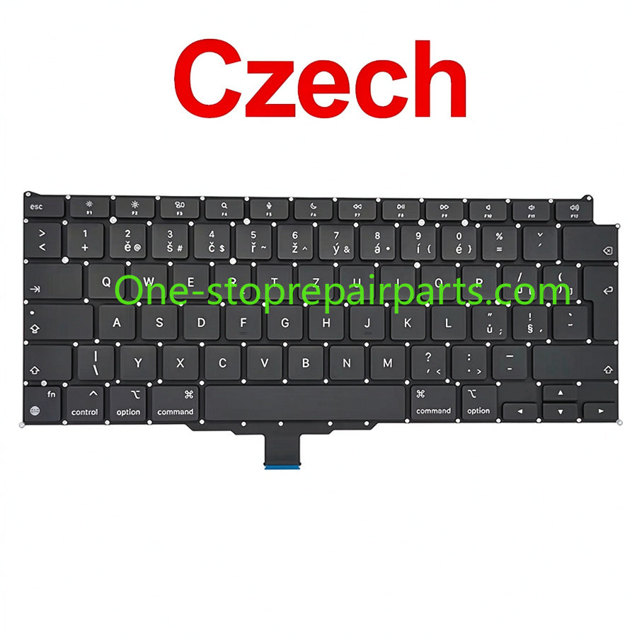 New Laptop A2337 Keyboard For Macbook Air 13" M1 A2337 Keyboard Replacement US UK FR SP IT DE RU AE Layout 2020 Year Macbook repair parts