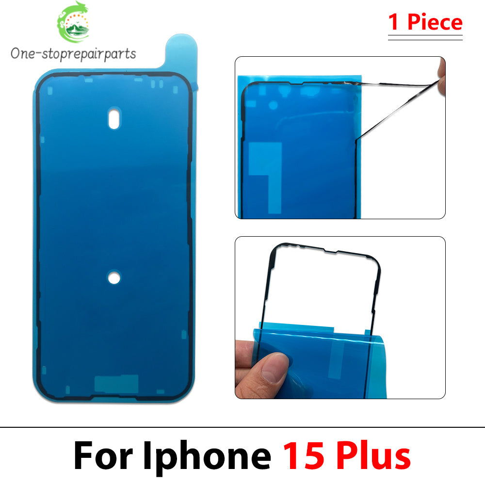 10Pcs Waterproof Sticker For iPhone 11 12 13 14 15 16 17 Pro Max Plus Adhesive LCD Screen Frame Seal Tape Repair Parts iPhone phone repair parts