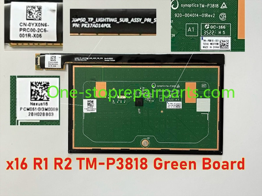 Touchpad  For Alienware alien touchpad x16 R1 r2 x17 r2 m16 R1 R2 m18 R1 R2 HDW14 G2H29 9JJRC 0RY7JP Y4XV5 0F046X trackpad  Alienware Laptop repair parts
