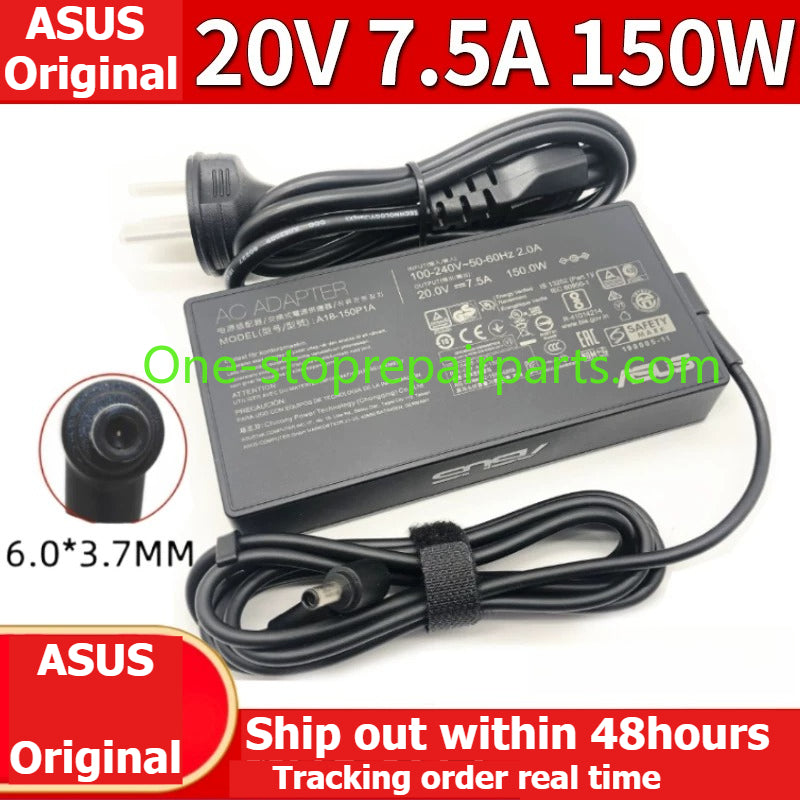 AC Power Adapter Charger for ASUS TUF Gaming 65W 150W 180W Type C 6.0*3.7MM ADP-180TB H A20-180P1A 20V 9A FX506 FA706 G15 GA401 GA502 charger