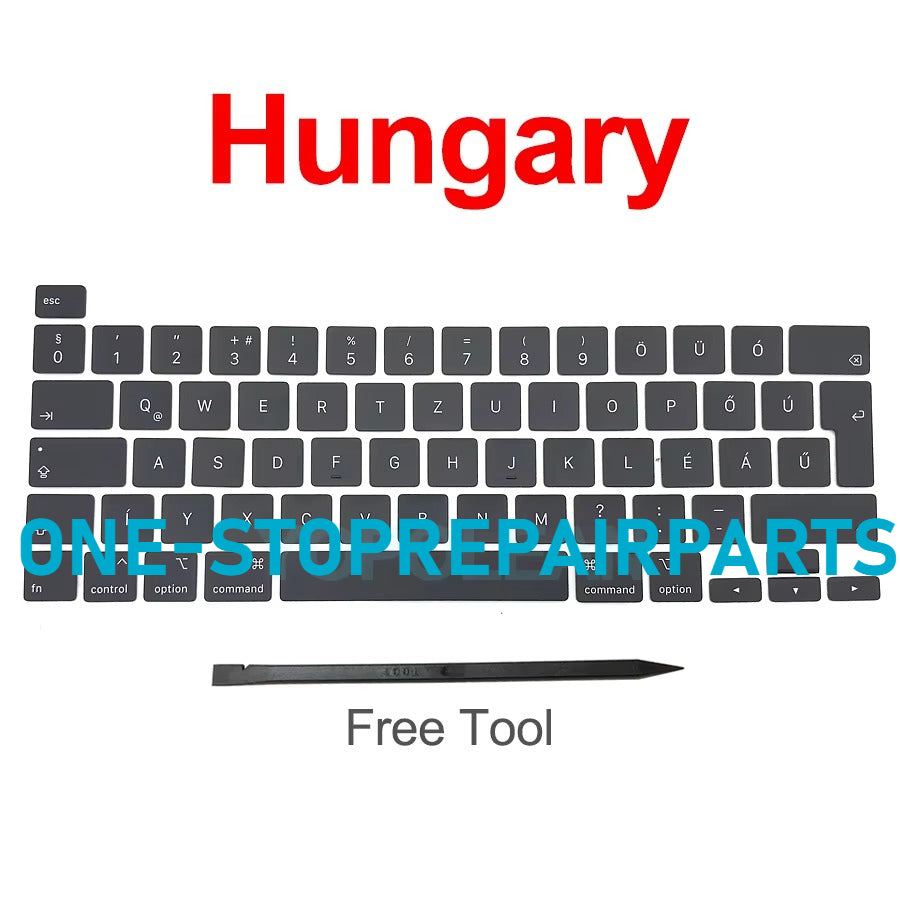 New Laptop A2141 A2289 A2251 Key Keycaps Keys Cap Keyboards Scissor Repair For Macbook Pro Retina 13" 16" 2019 2020 Year Macbook repair parts