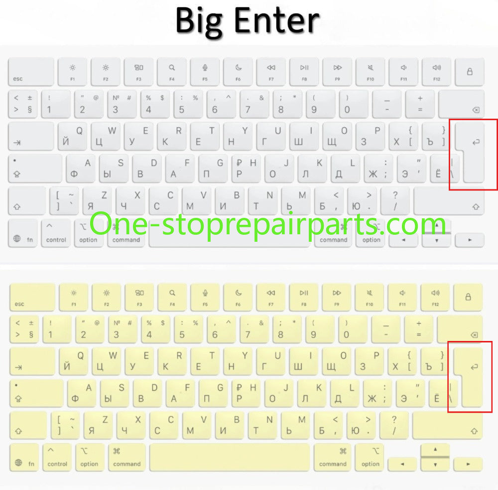 Laptop A3404 Keyboard Russian RU Russia Keycaps for Macbook Neo 13" Keys Key Cap Set Big & Small Enter Repair Kit  Macbook repair parts