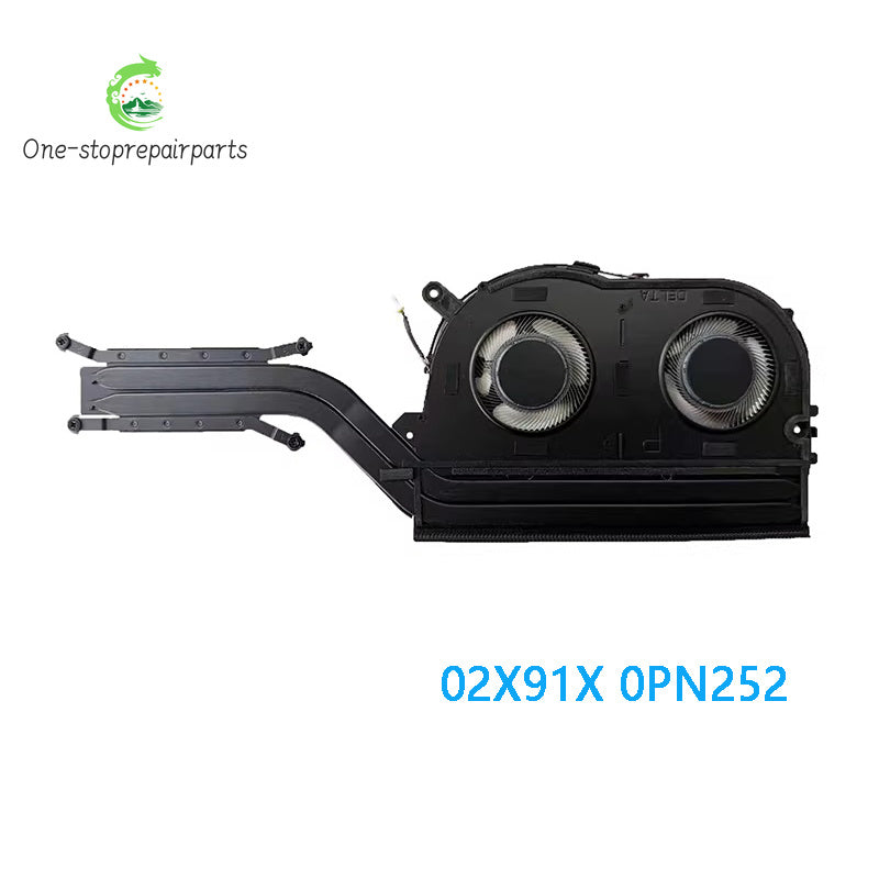 NEW ORIGINAL Laptop CPU GPU Cooling Fan With Heatsink For DELL Latitude 7640 E7650 P126F 02X91X 0PN252 Dell laptop repair parts