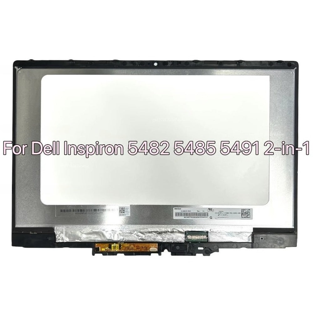For Dell Inspiron 14 5482 5485 5491 2-in-1 P93G P93G001 1080p LCD Touch Screen Laptop Replacement Assembly Dell laptop repair parts