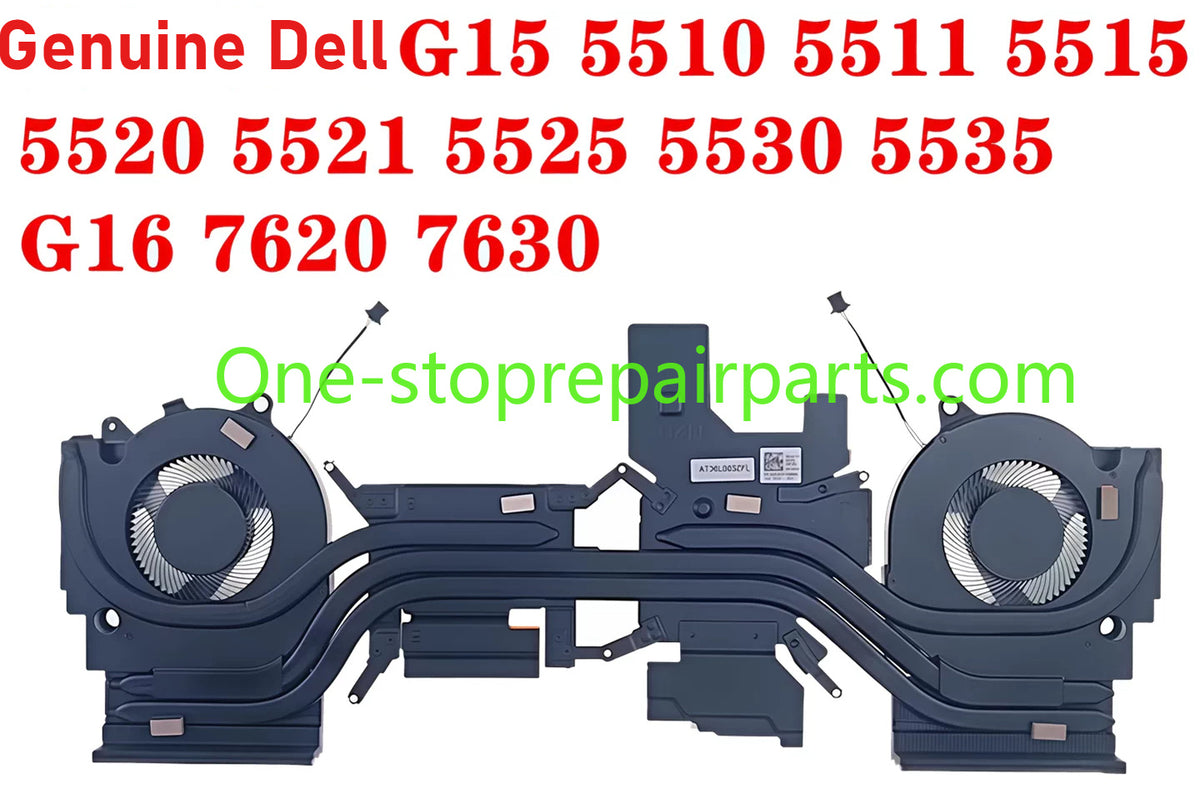 CPU GPU Cooling Fan Heastsink Assemble For Dell G15 5510 5511 5515 5520 5521 5525 Radiator Fan Module 0JPVVG 05YW78 0CD2W3 0C6FY4 060XK7 08J8F5 0Y5MJD 0XF50C 0G7V1F 01FM26 0V1KC2 Dell laptop repair parts