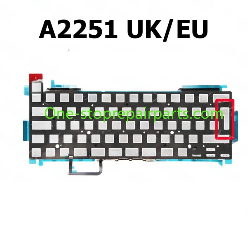 Macbook Pro Air Retina A2179 A2337 A2289 A2251 A2289 A2338 Keyboard Backlight Backlit Sheet Cover