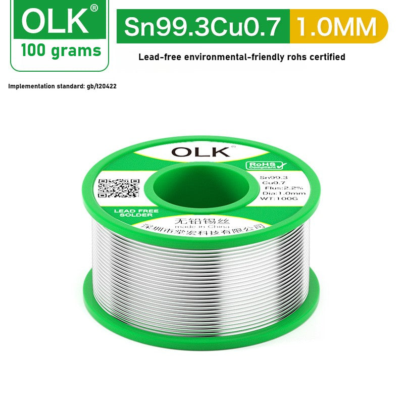 High purity solder wire 63 low temperature with flux rosin core welding household electric soldering iron lead-free solder wire Repair tools