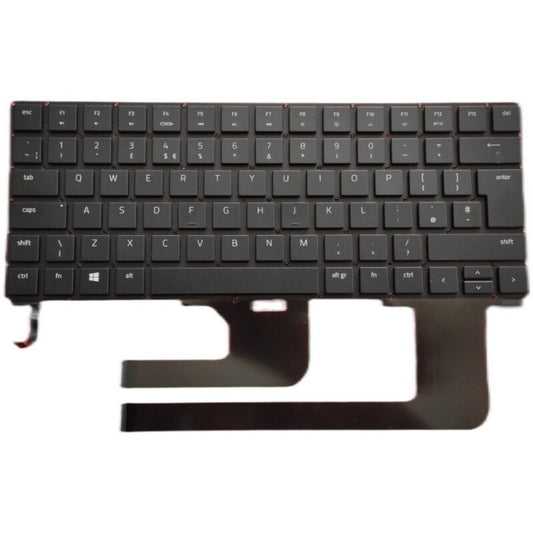 US Keyboard for Razer Blade 15 Base Edition 15.6-inch 2018 2019 2020 Razer Blade 15 Advanced (2018) RZ09-02385 RZ09-0300 RZ09-0328 Keyboard Board upper pamlrest keyboard assembly Razer laptop repair parts