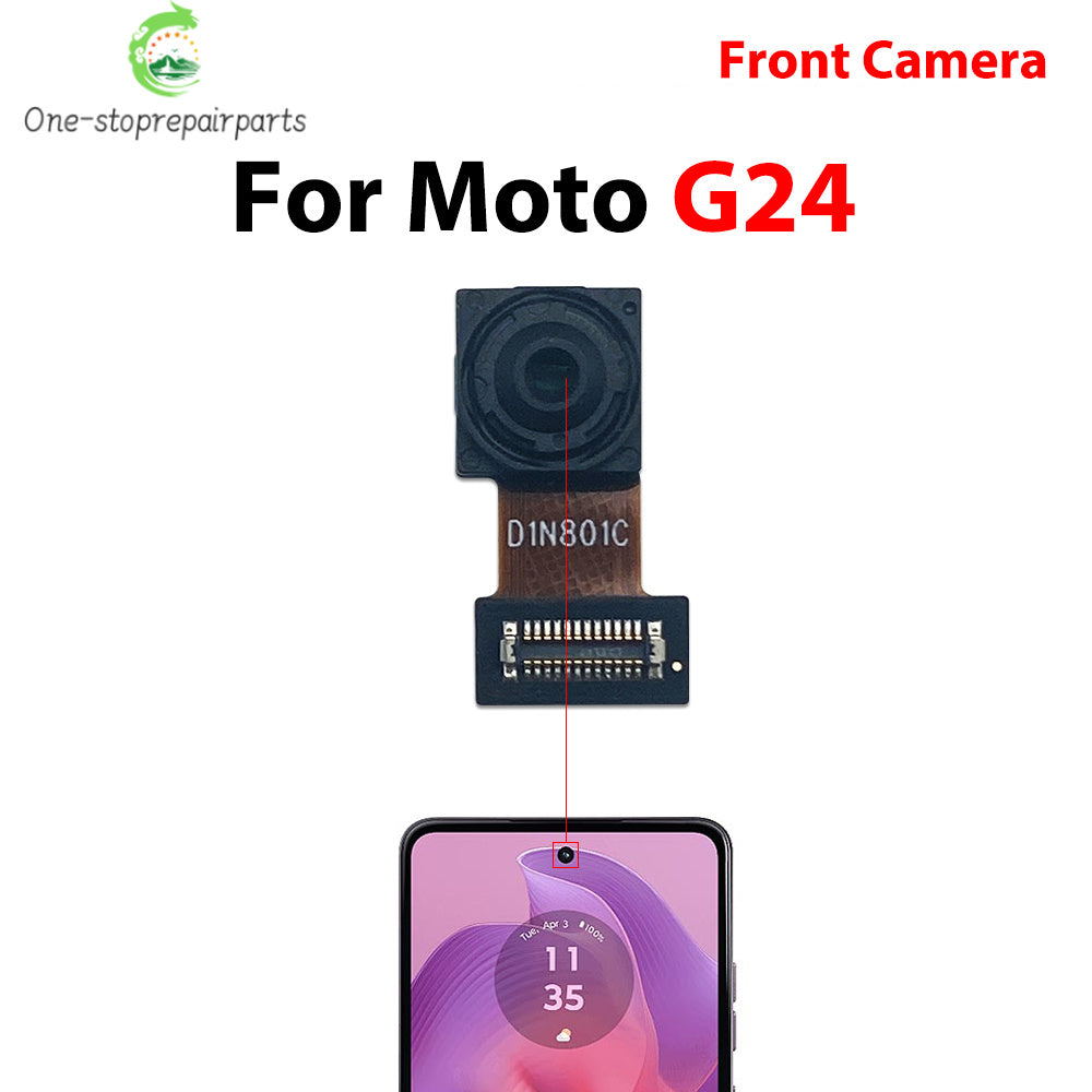 Back Rear Camera Big Main Camera Front Camera Flex Cable For Motorola Moto G22 G32 G62 G13 G23 G73 G14 G24 G55 G34 G84 G35 5G Motorola phone repair parts