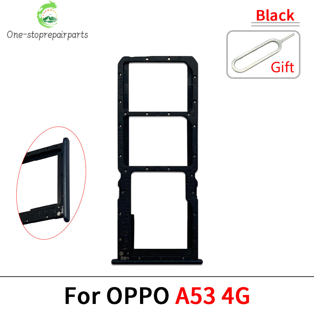 10Pcs, SIM Card Tray Slot Holder For OPPO A52 A53 A54 A55 A57 A58 4G 2022 Replacement Parts OPPO phone repair parts