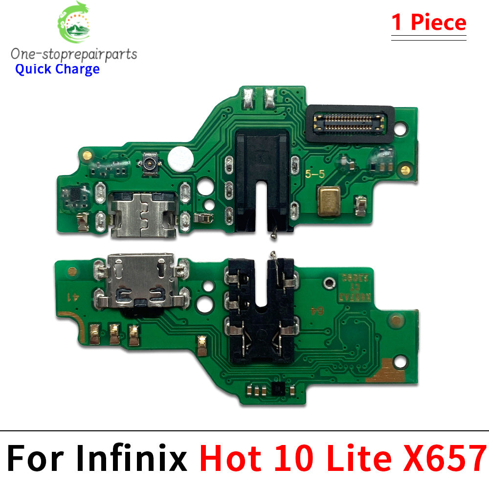USB Charge Port Dock Connector Charging Board Flex Cable For infinix Hot 9 10 10i 10s 10T 11 11s 12 20 20i 30i 30 40 Play Pro 5G  infinix phone repair parts