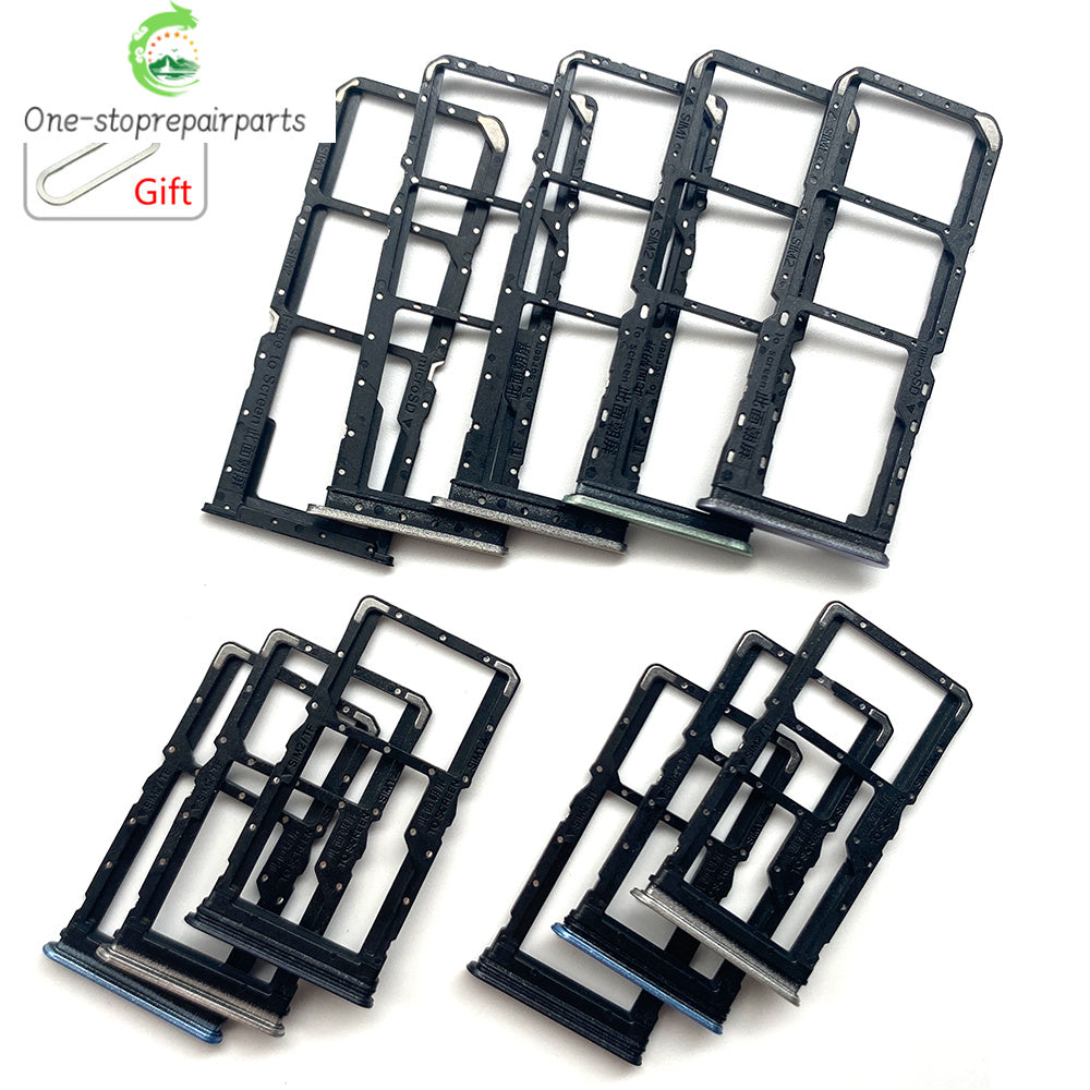 10Pcs, Micro Nano SIM Card Holder Tray Slot Holder Adapter Socket For OPPO Realme 10 10s 11 12 Pro Plus 4G 5G Realme phone repair parts