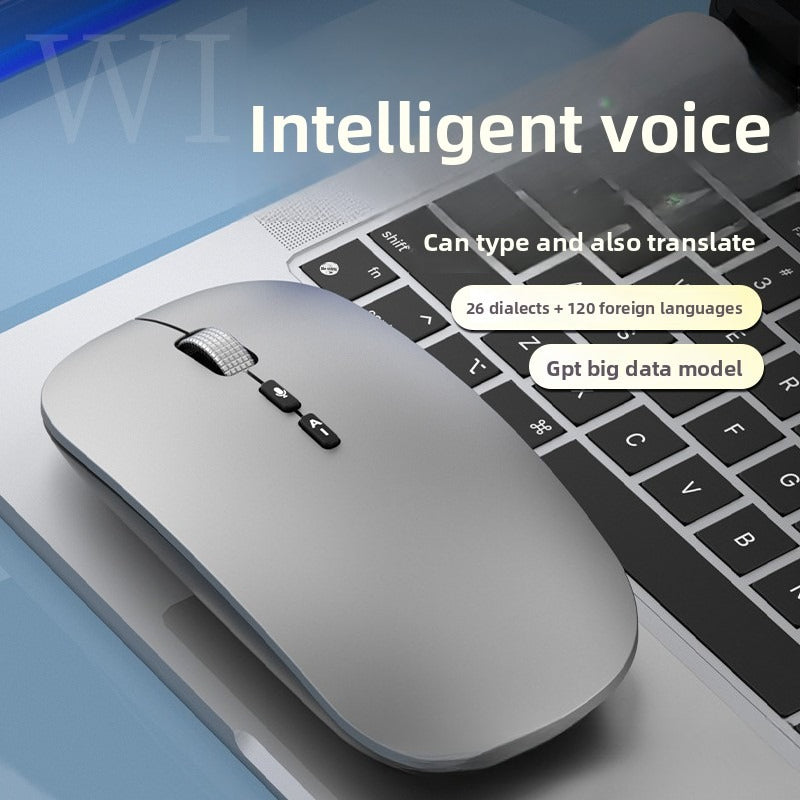 Source Type-C charging port AI voice metal roller dual-mode charging wireless Bluetooth 2.4G mouse