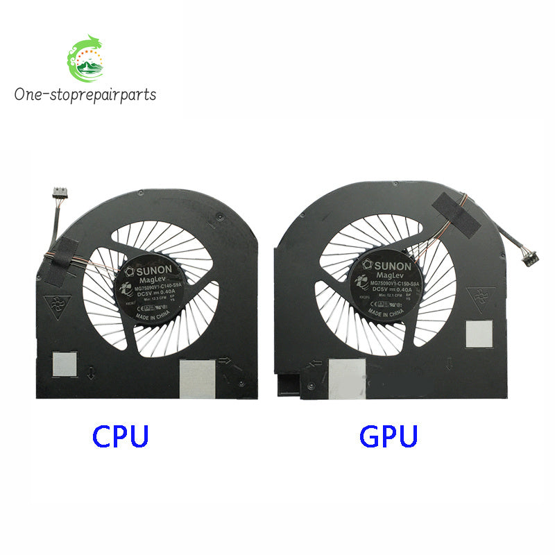 NEW ORIGINAL LAPTOP CPU GPU COOLING FAN For DELL Precision 7730 7740 M7730 M7740 Dell laptop repair parts