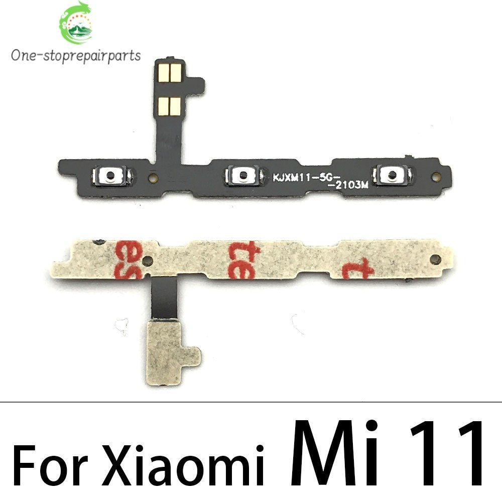 Power on off Volume Key Button Flex Cable For Xiaomi Mi 11 11T 12 12T 12s 13 14 Pro Lite 12s Ultra  Xiaomi  Xiao mi phone repair parts