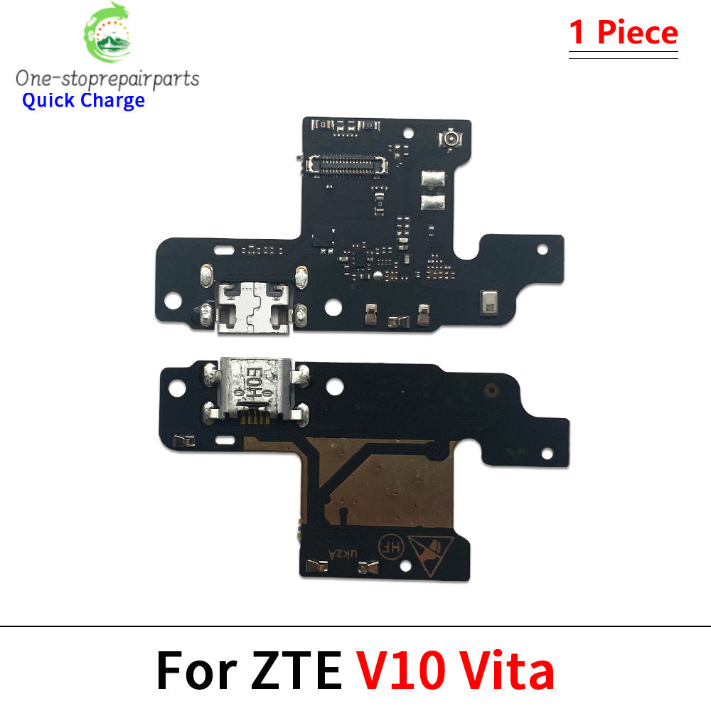 USB Charger Charging Dock Port Connector Flex Cable For ZTE V10 V30 V40 V50 V40s V41 V60 Vita Smart Design Axon 40 50 60 Lite ZTE phone repair parts
