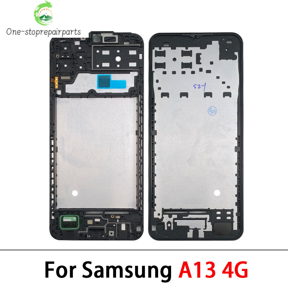 10Pcs, Middle Frame For Samsung A13 A14 A23 A24 A34 A54 A33 A73 4G 5G Front Frame Housing Bezel Repair Parts Samsung phone repair parts