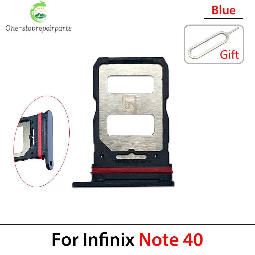 New For infinix Note 7 8 8i 11 12 12i 30 40 Pro Lite VIP 4G 5G SIM Card Tray Slot Holder Adapter Accessories  infinix phone repair parts