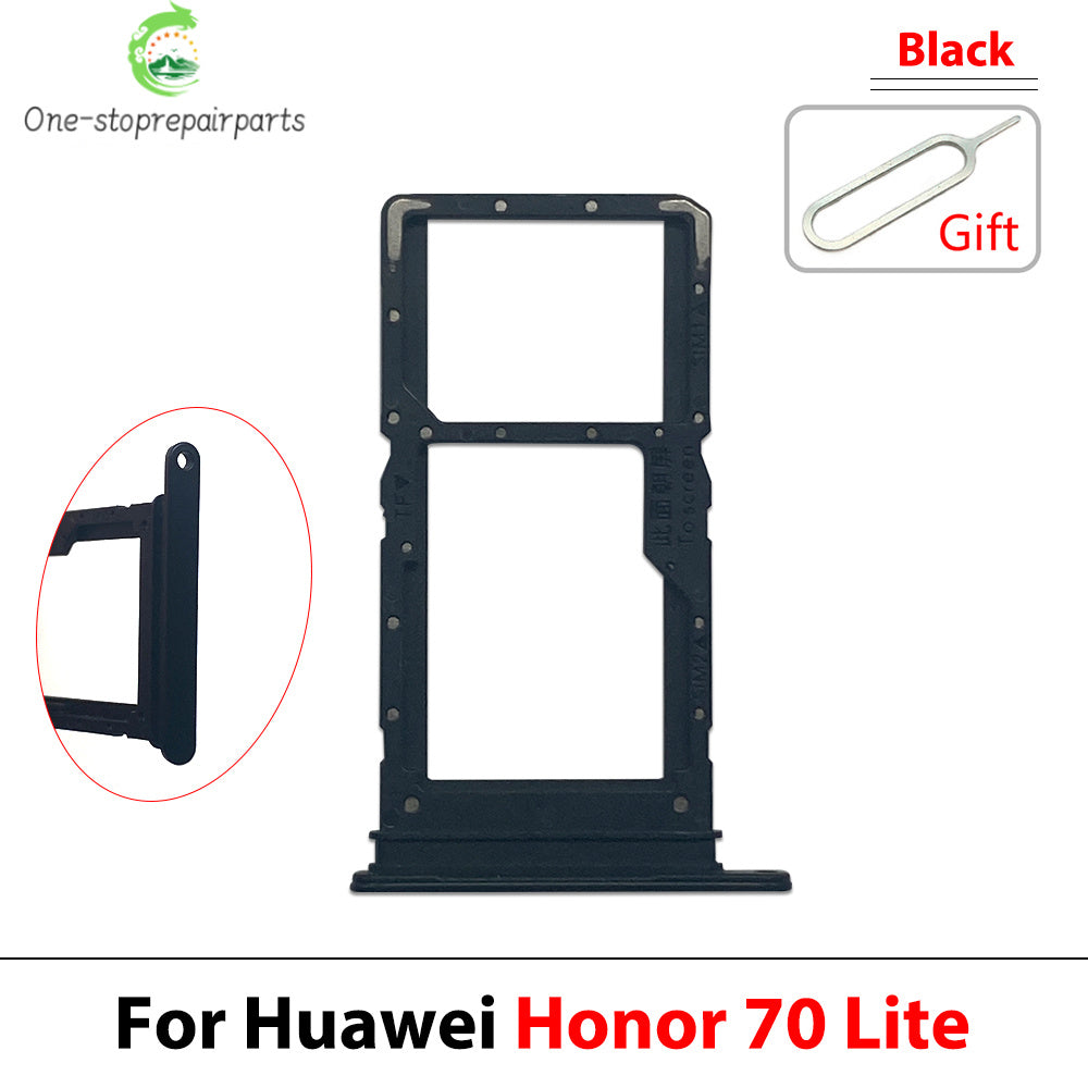 New For Huawei Honor 50 60 70 80 90 Pro Se Lite Plus 5G SIM Card Slot SD Card Tray Holder Adapter Huawei phone repair parts