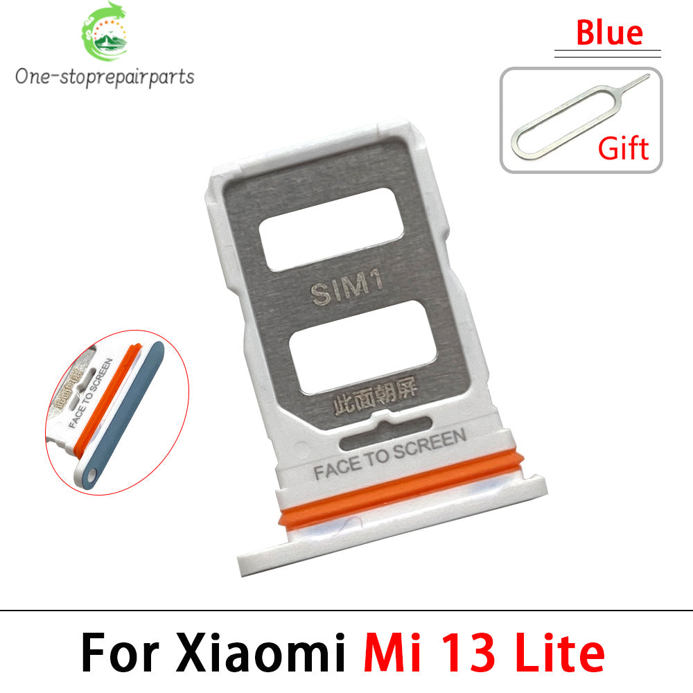 10Pcs, New For Xiaomi Mi 13 Pro / Mi 13 Lite / Mi 13T Pro SIM Card Slot SD Card Tray Holder Adapter  Xiaomi  Xiao mi phone repair parts