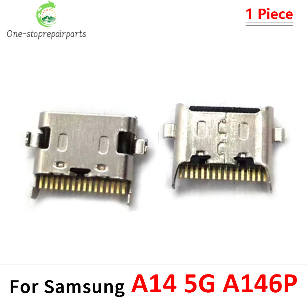 100Pcs,  Micro USB Connector Charging Port Jack Plug For Samsung A14 A04 A04s A04E A24 A34 A54 A05 A05s A13 A23 A33 A53 4G 5G Samsung phone repair parts