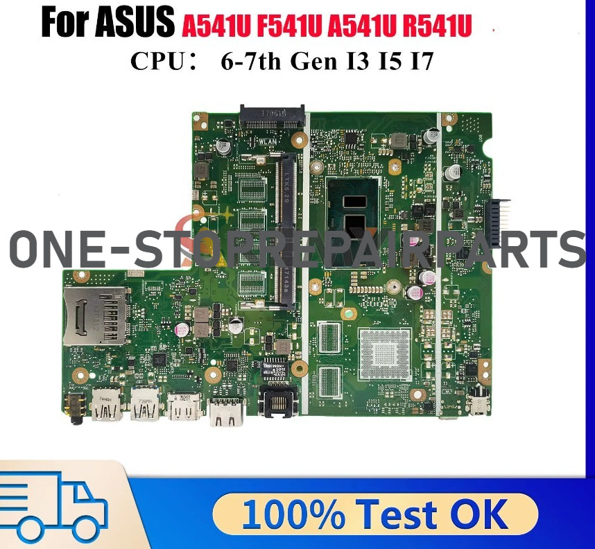 X541UAK Laptop Motherboard For ASUS R541U A541U X541UV F541U X541UA X541UAK A541U X541UVK X541U X541UJ Mainboard W/ I3 I5 I7 CPU ASUS laptop repair parts