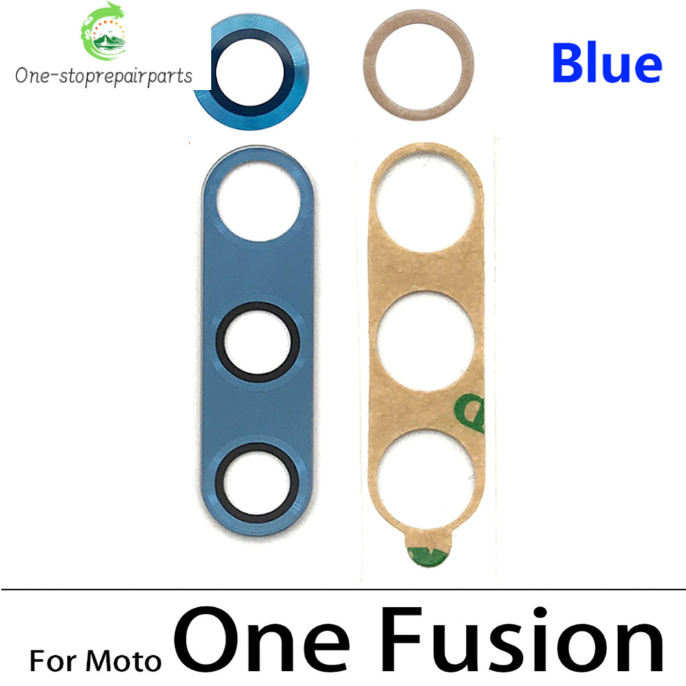 10Pcs,  Camera Glass Lens Back Rear Camera Glass Lens For Motorola Moto One Hyper Fusion Plus Action Vision With Adhesive Motorola phone repair parts