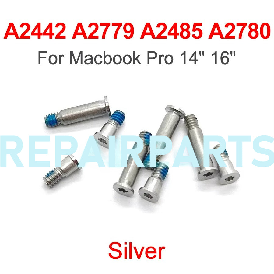 New Computer Case Cover Bottom Back Screws For MacBook Pro Air A1278 A1398 A1466 A1502 A1706 A1707 A1708 A1932 A2141 A2442 A2485 Macbook repair parts
