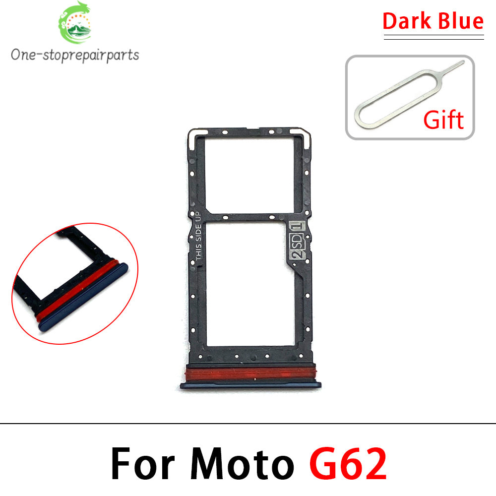 10Pcs, New For Motorola Moto G31 G51 G71 G22 G32 G52 G62 G72 Micro Nano SIM Card Holder Tray Slot Holder Adapter Socket Motorola phone repair parts