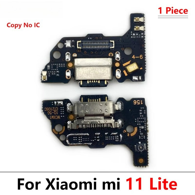 New Charger Board Flex For Xiaomi Mi 11 Mi11 Lite 4G / 5G m2101k9ag USB Port Connector Dock Charging Board Flex Cable Xiaomi  Xiao mi phone repair parts